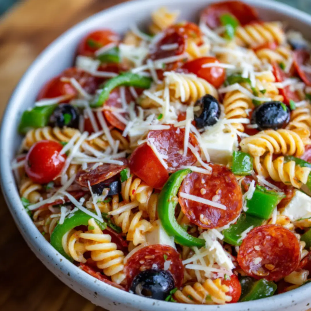 pizza pasta salad