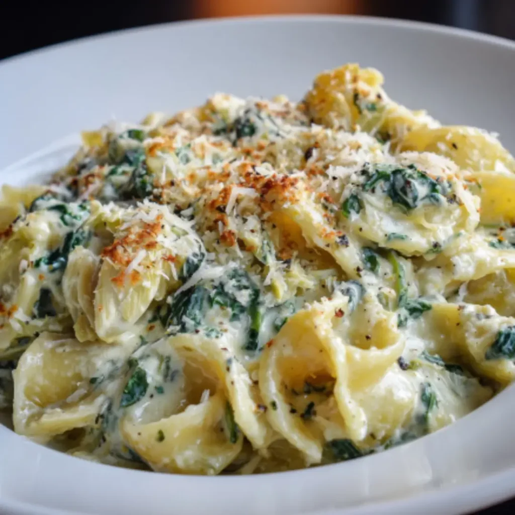 spinach artichoke pasta