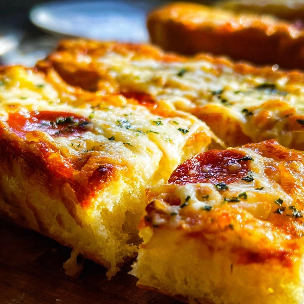 Garlic Bread Pizza