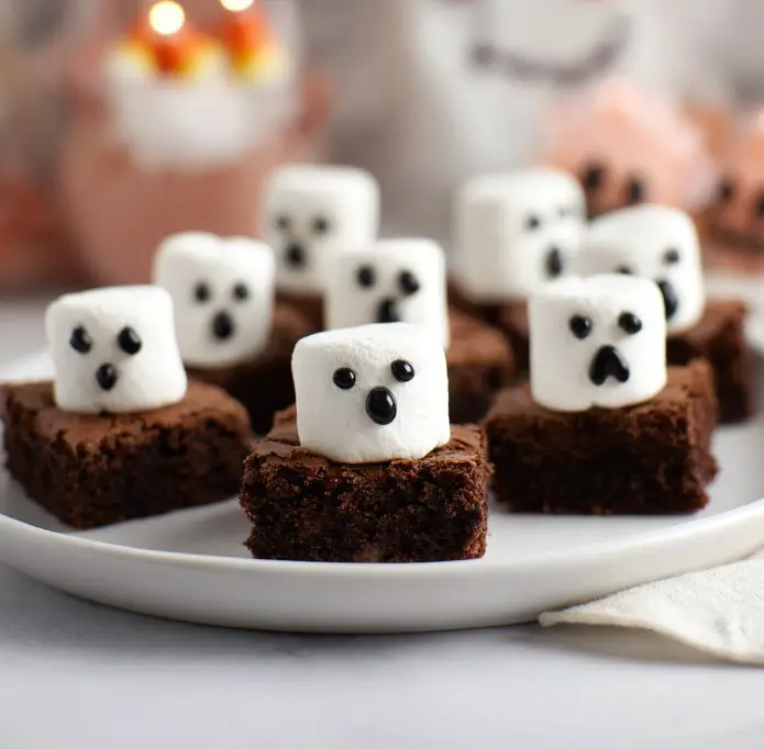 Boo-licious Ghost Brownies