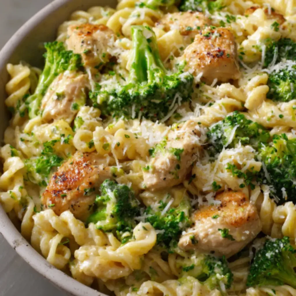 Creamy Broccoli Chicken Pasta