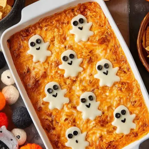 Halloween Buffalo Chicken Dip