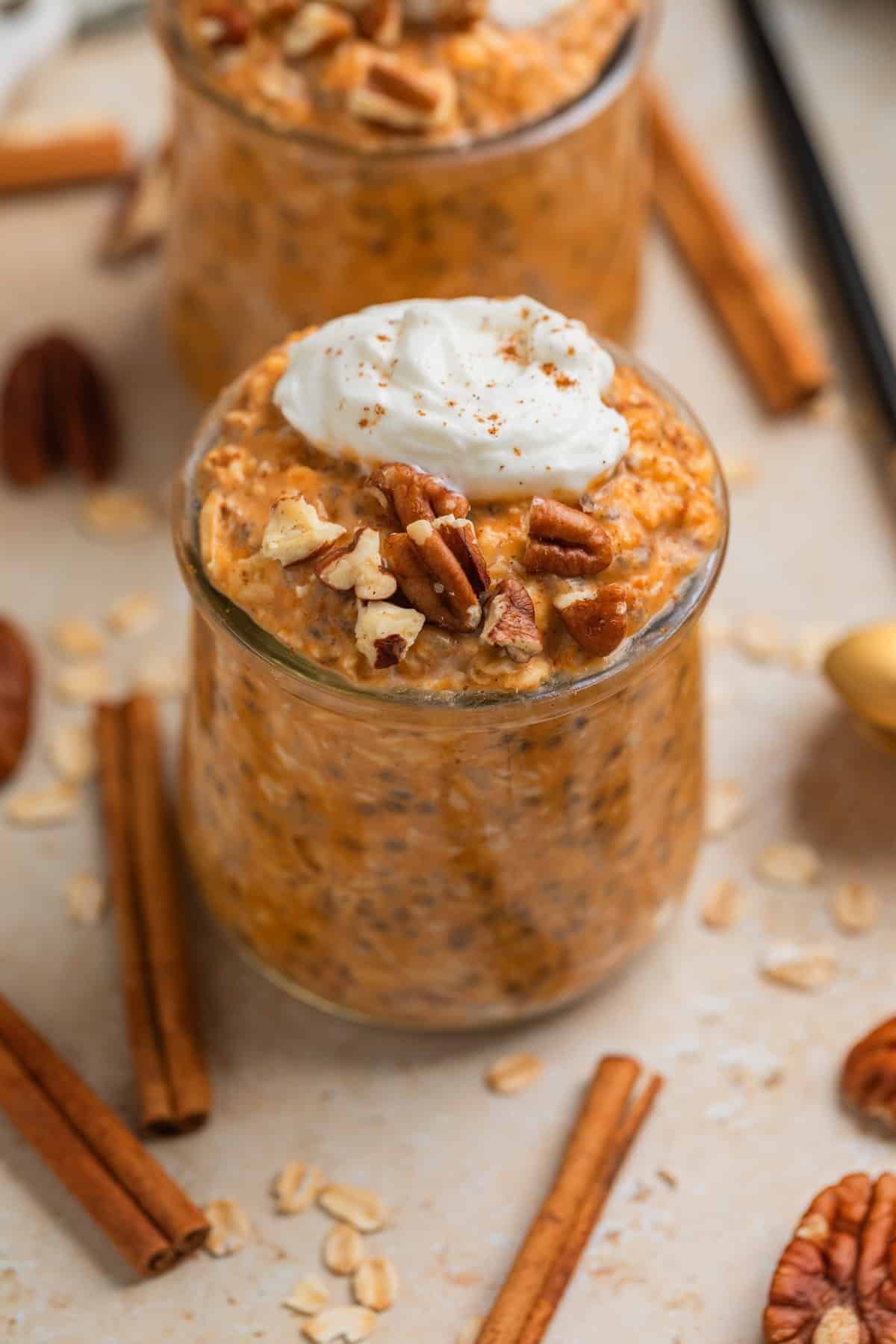 Pumpkin Pie Overnight Oats