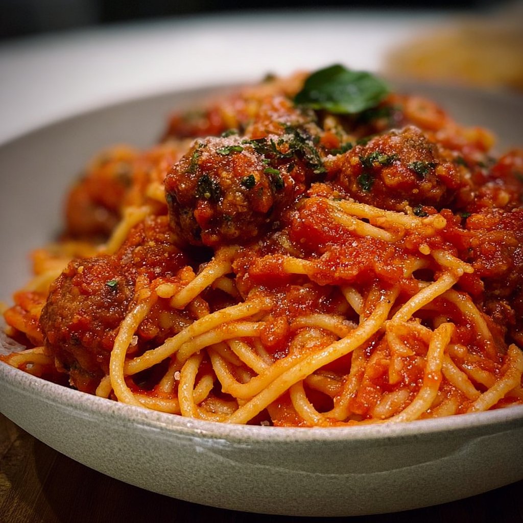 Spaghetti Meatballs