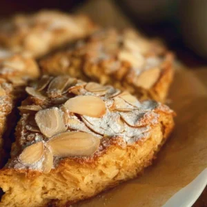 Almond Croissant Baked Oats