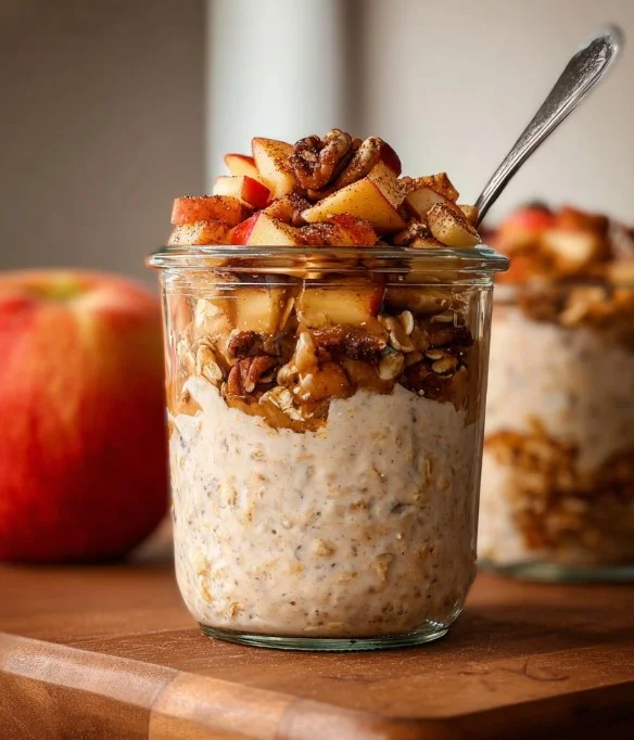 Apple Pie Overnight Oats