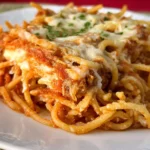Baked Spaghetti with Cream Cheese
