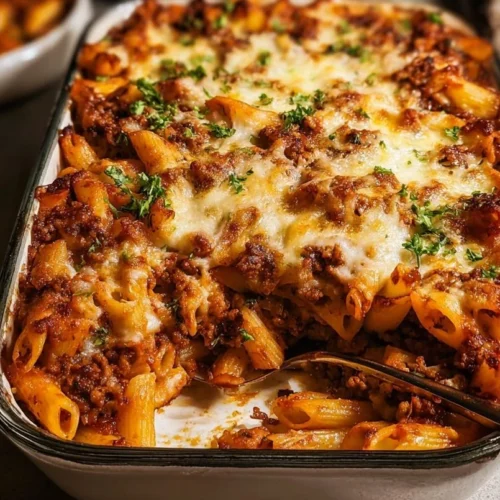 Baked Ziti With Ground Beef