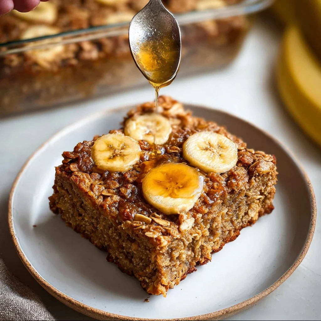 Banana Bread Baked Oatmeal