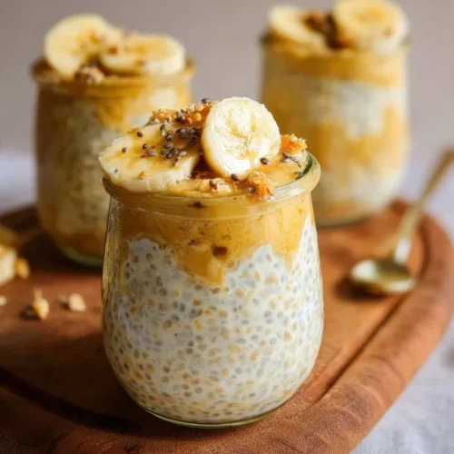 Banana Pudding Overnight Oats