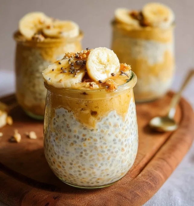 Banana Pudding Overnight Oats