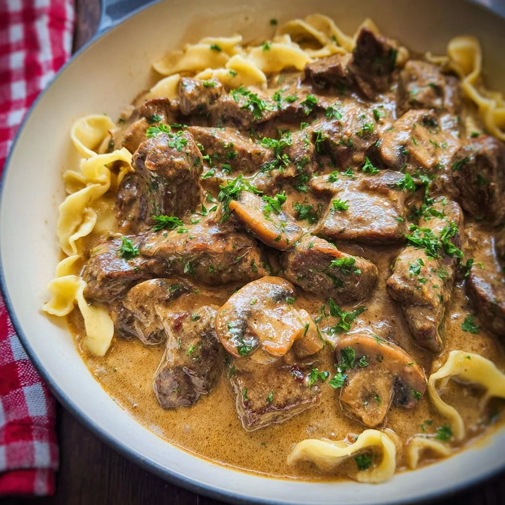 Beef Stroganoff