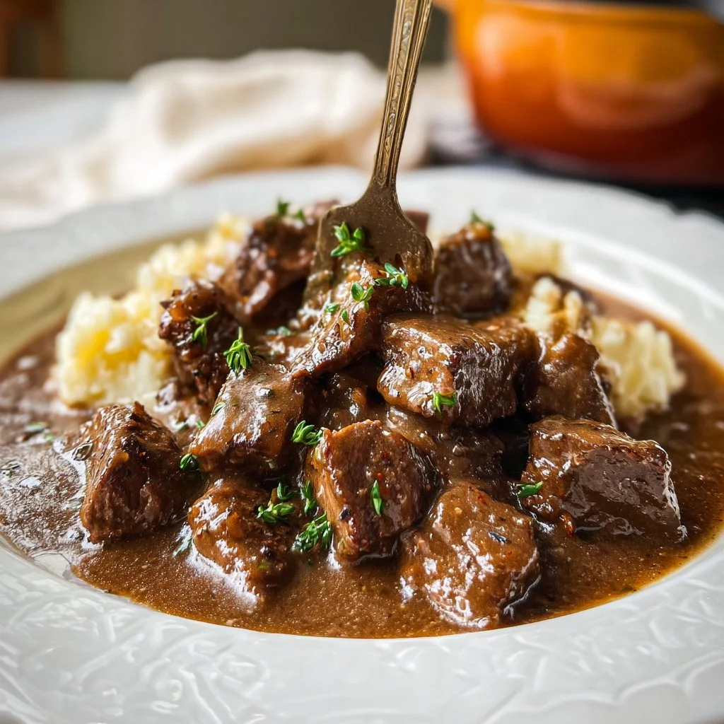 Beef Tips and Gravy
