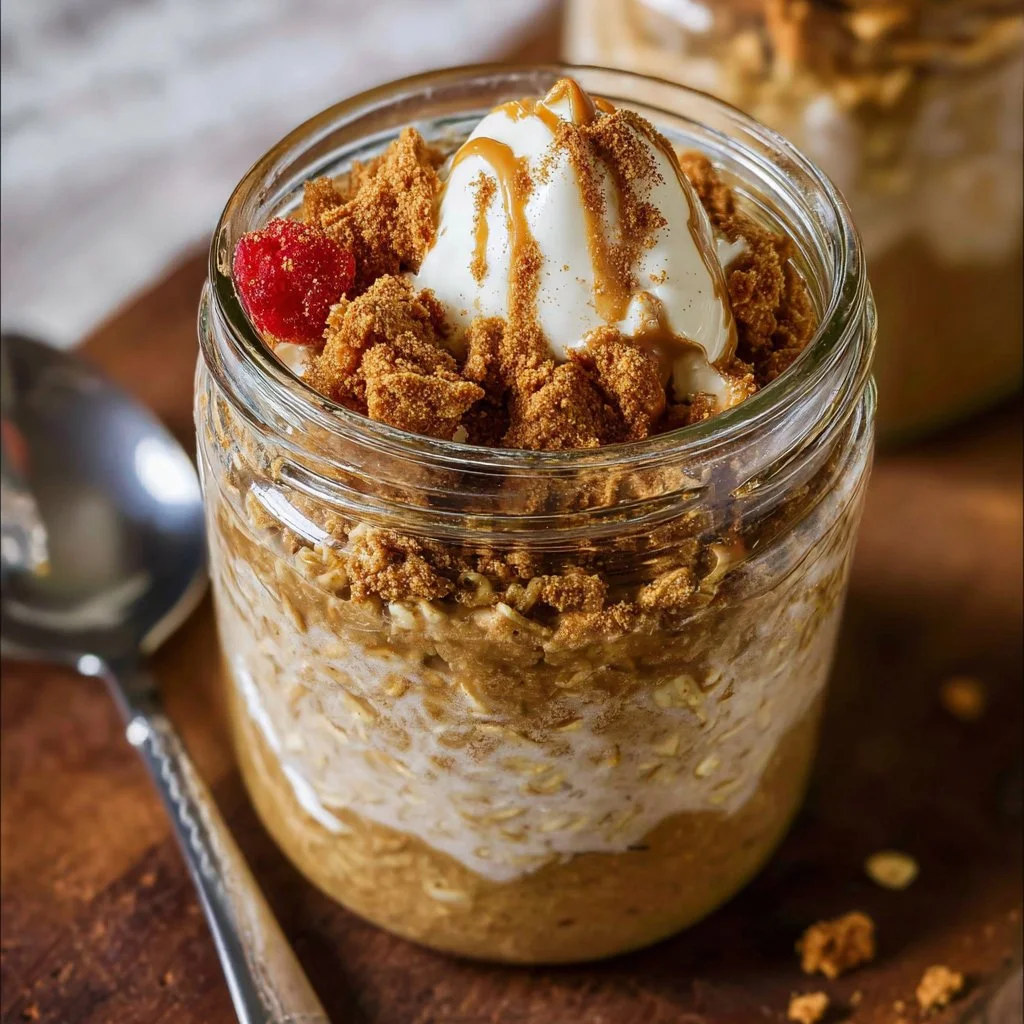 Biscoff Overnight Oats