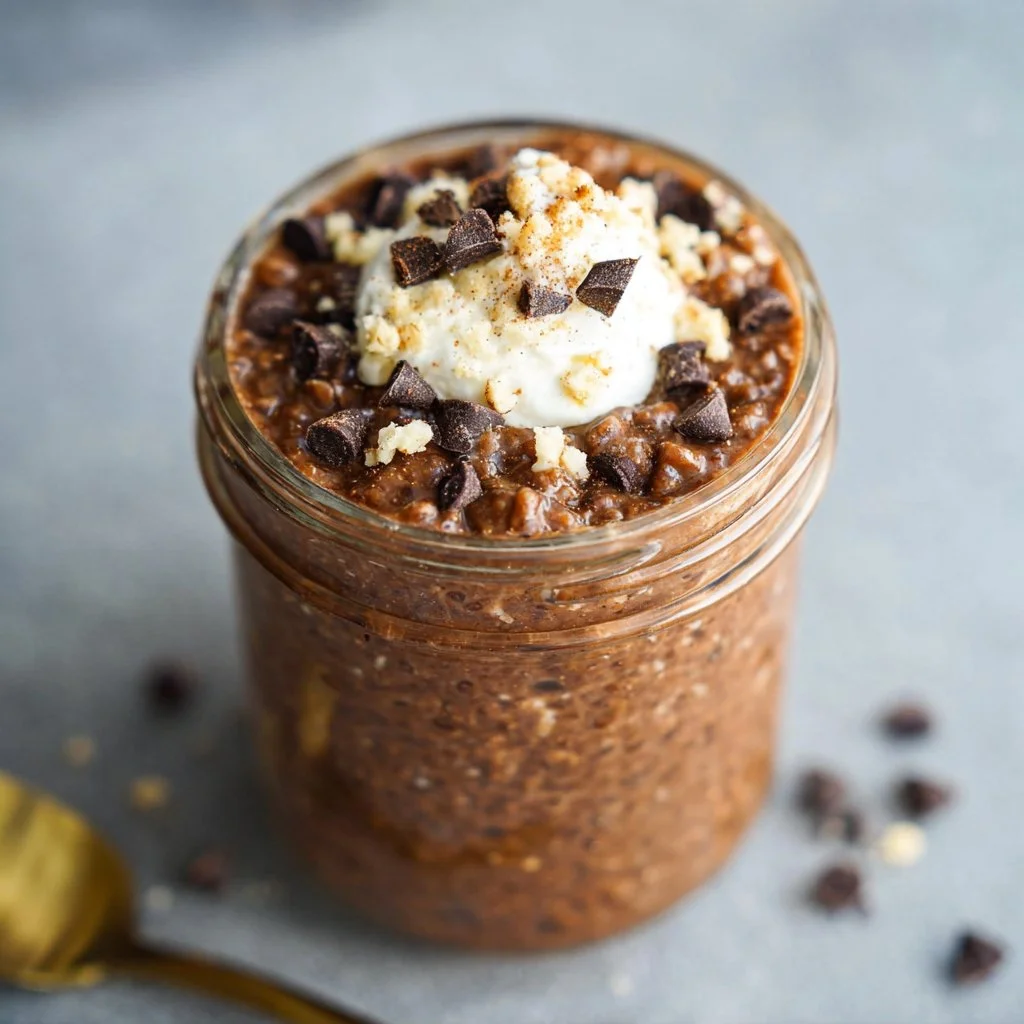 Brownie Batter Overnight Oats