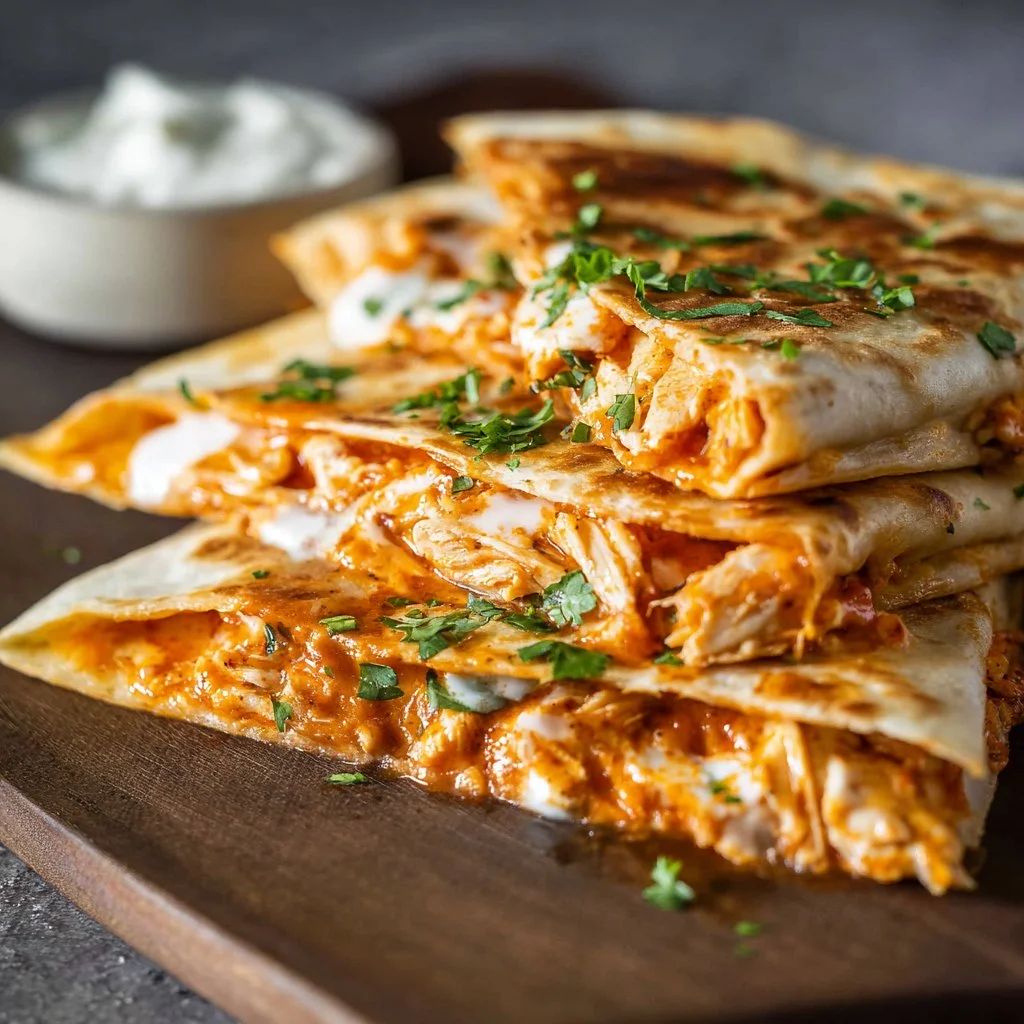 Buffalo Chicken Quesadillas