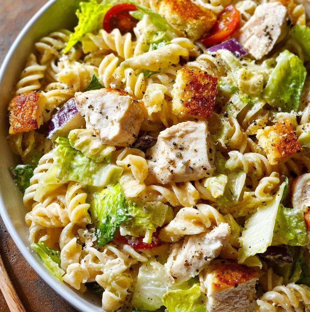 Chicken Caesar Pasta Salad