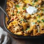 Chicken Enchilada Pasta Bake