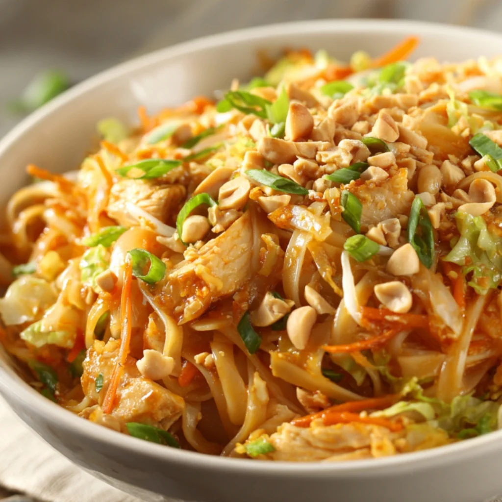 chicken pad thai recipe