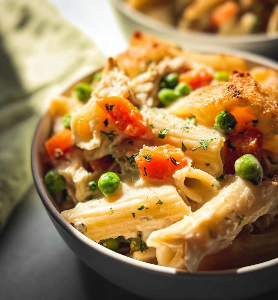Chicken Pot Pie Pasta