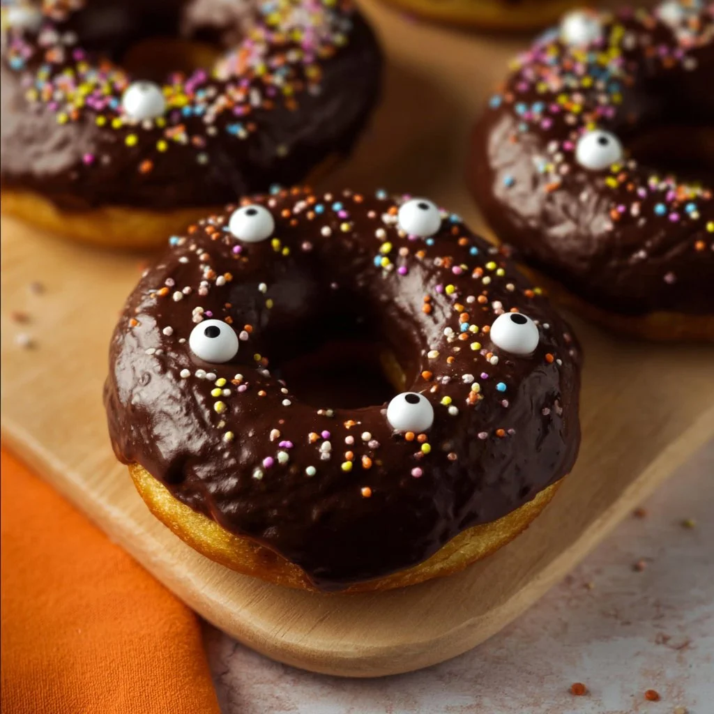 Chocolate Cake Mix Donuts