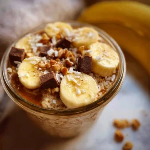 Chunky Monkey Overnight Oats