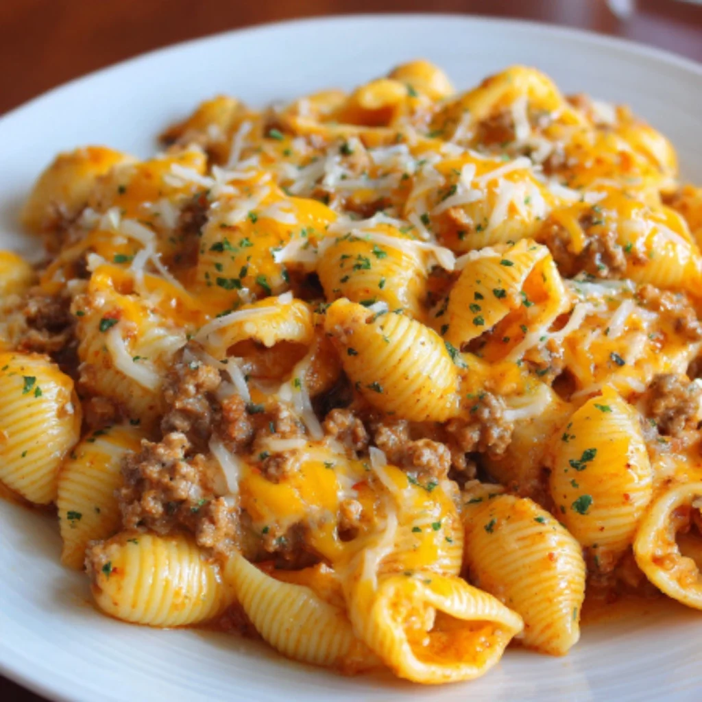 creamy beef pasta