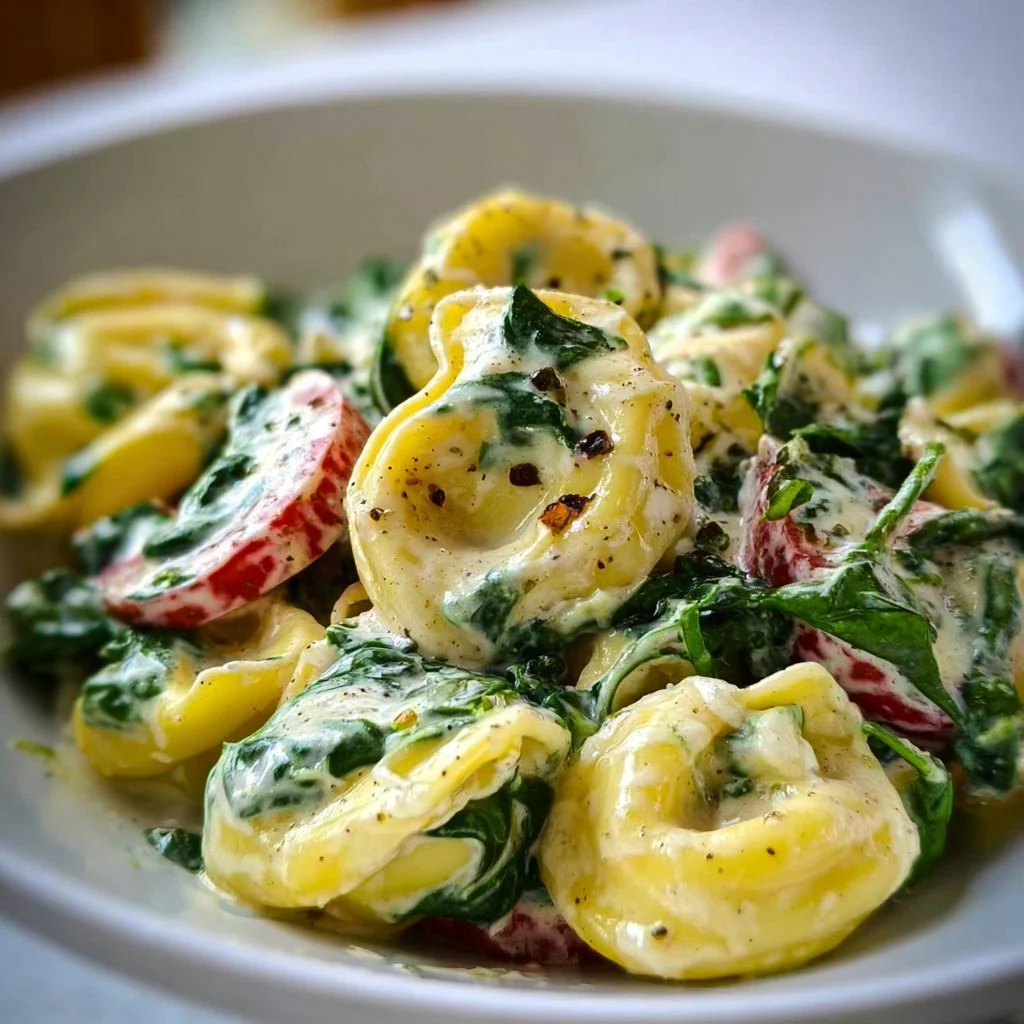 Creamy Spinach Tortellini