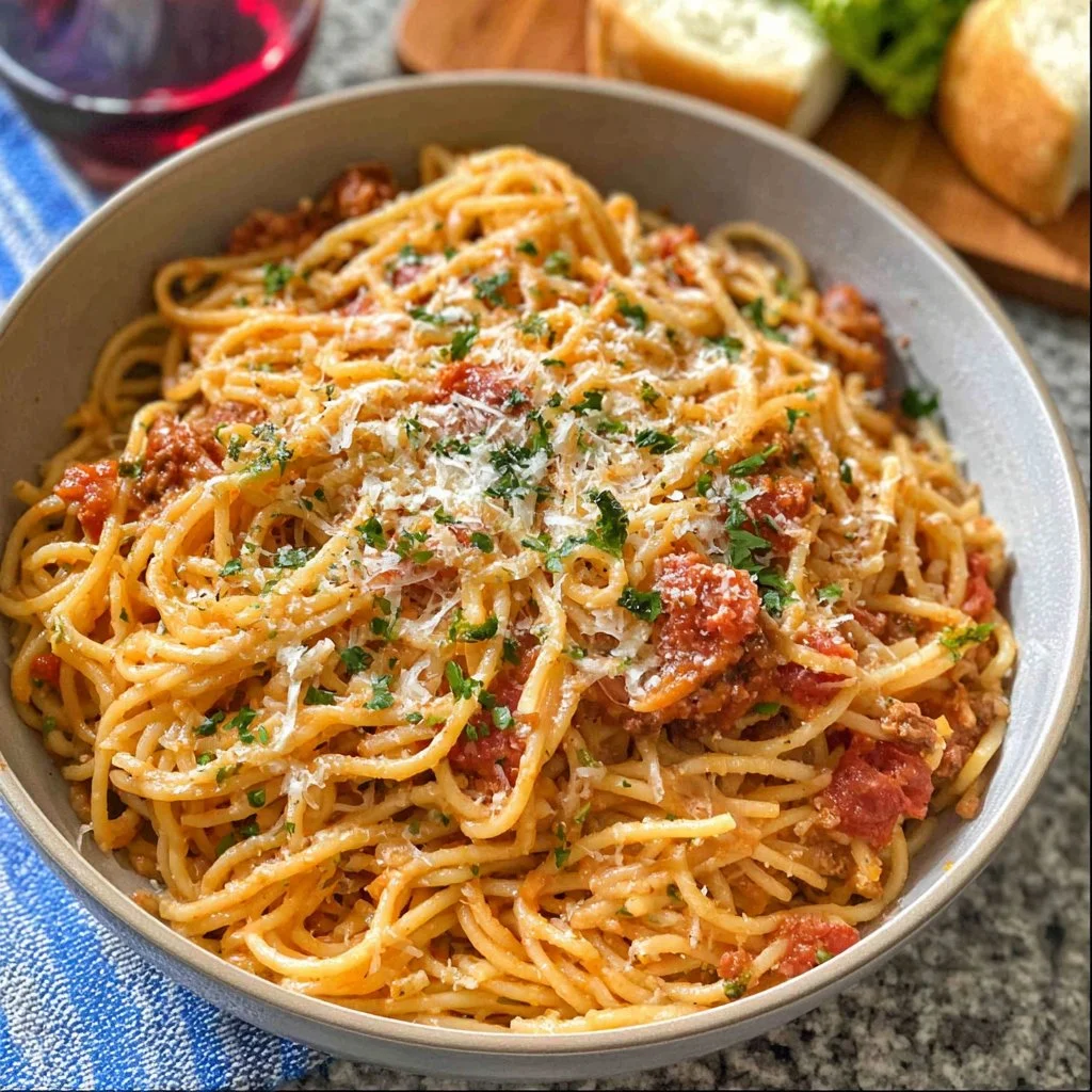 Crock Pot Spaghetti