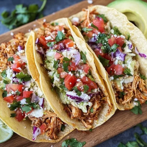 Crockpot Chicken Tacos