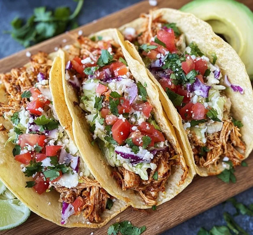 Crockpot Chicken Tacos
