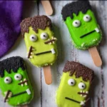 Frankenstein Cakesicles