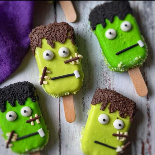 Frankenstein Cakesicles