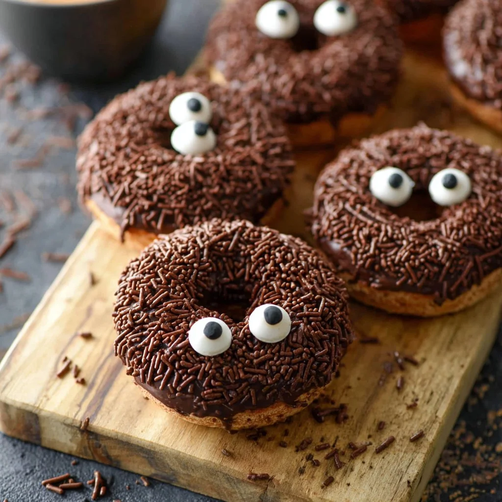 Fun Chocolate Sprinkle Donuts