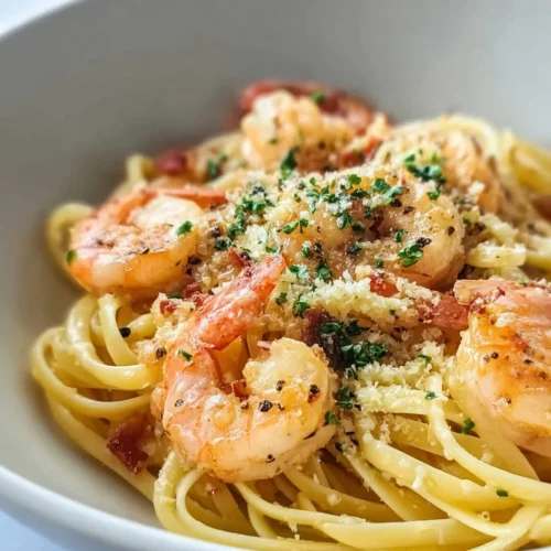 Garlic Shrimp Pasta