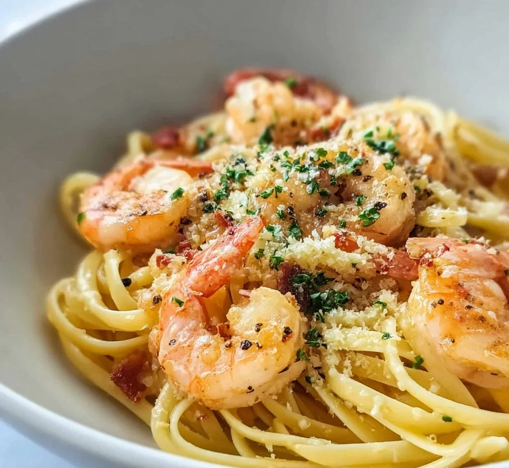 Garlic Shrimp Pasta