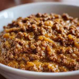ground beef and gravy
