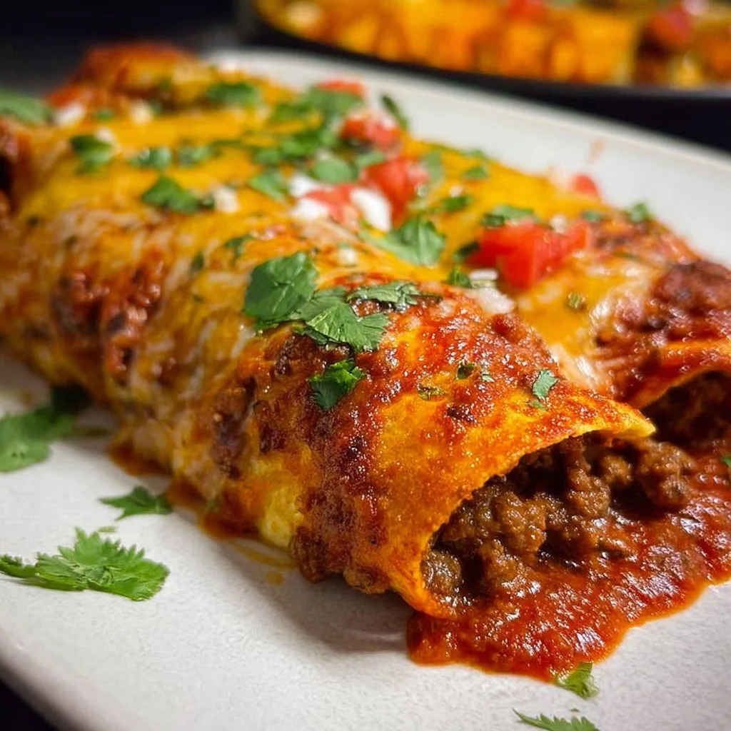 Ground Beef Enchiladas