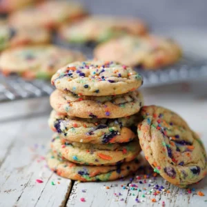 Halloween Sprinkle Cookies
