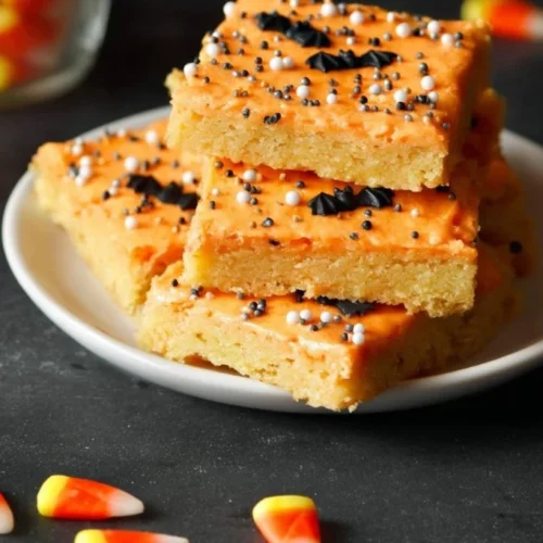 Halloween Sugar Cookie Bars