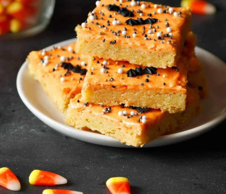 Halloween Sugar Cookie Bars