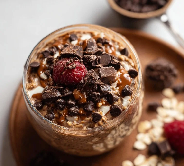 Healthy Chocolate Overnight Oats
