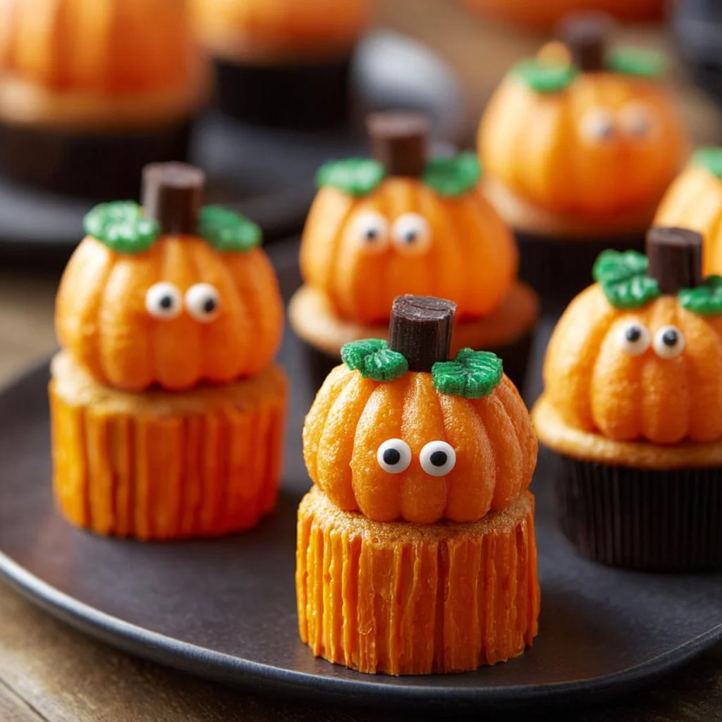 Jack O’Lantern Cupcakes