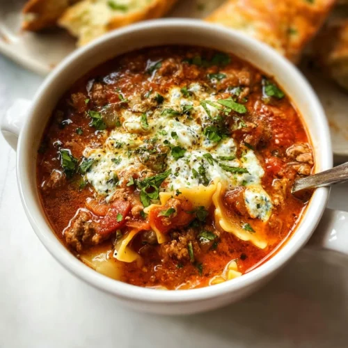 Lasagna Soup recipe