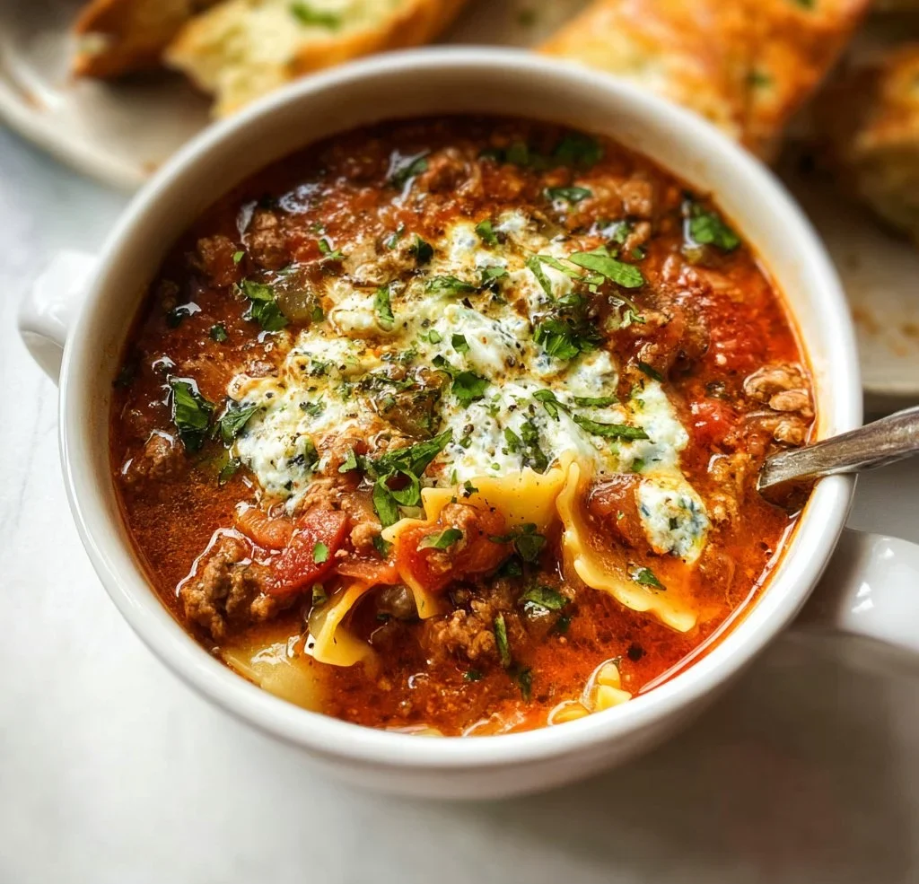 Lasagna Soup recipe