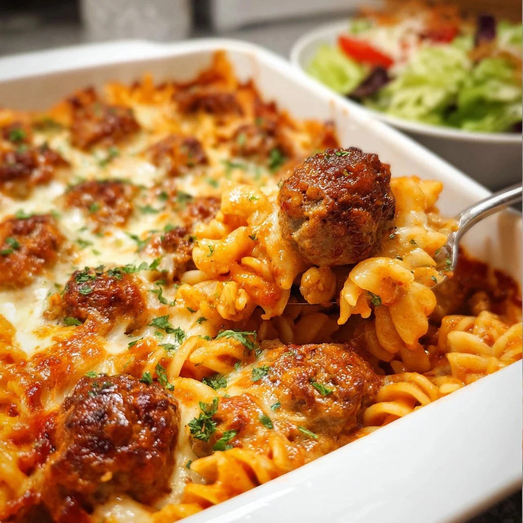 Meatball Pasta Casserole