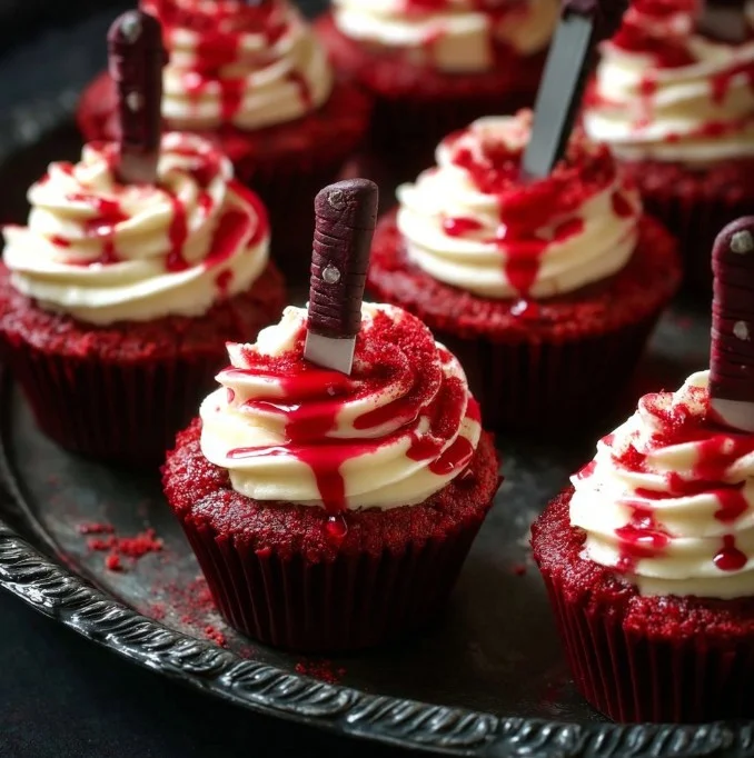 Mini Red Velvet Cheesecakes