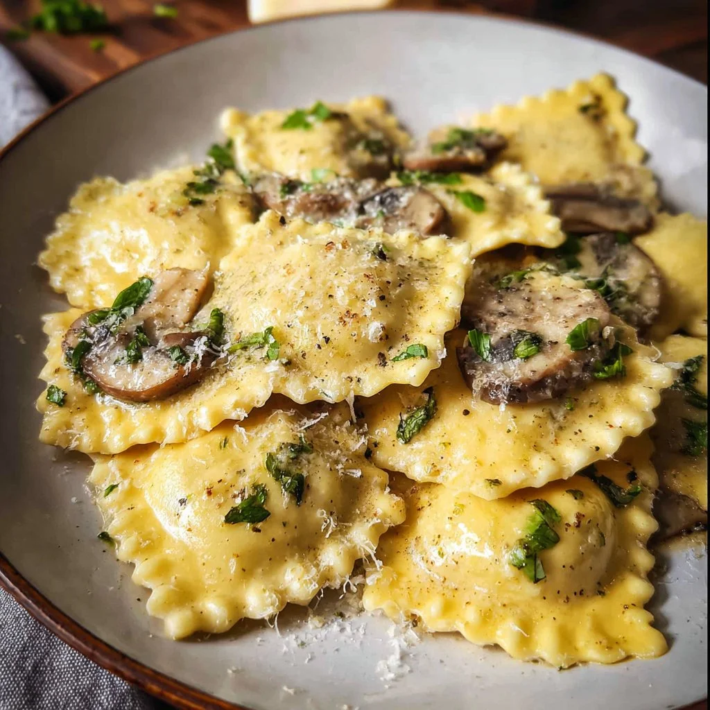 Mushroom Ravioli