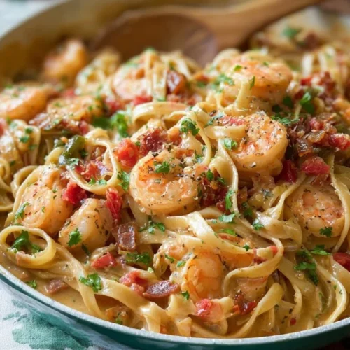 One-Pot Creamy Cajun Shrimp Pasta