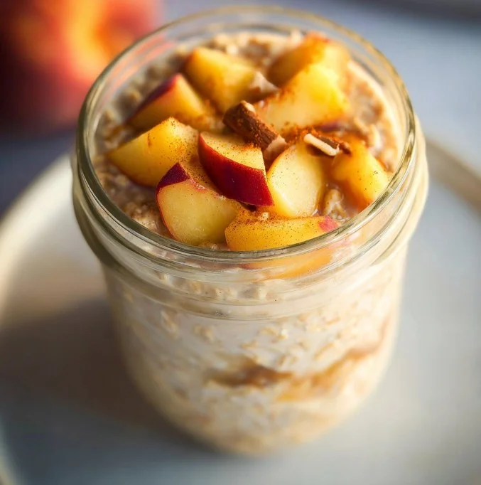 Peach Overnight Oats